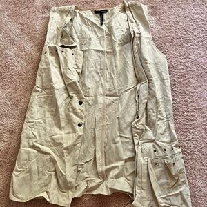 sarah pacini vest. hardly worn